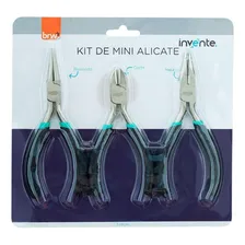 Kit Jogo Mini Alicates Aço Bijuterias Artesanato 3 Peças Foto mini 3