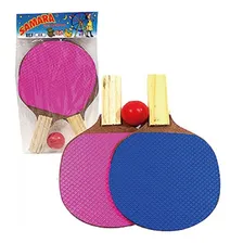 Kit Jogo Raquete Ping Pong Para Mesa Com 1 Bolinha Cor Sortida Foto mini 1