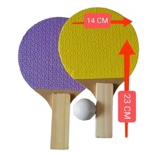 Kit Jogo Raquete Ping Pong Para Mesa Com 1 Bolinha Cor Sortida Foto mini 2