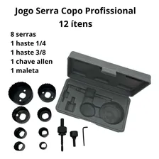Kit Jogo Serra Copo 11 Peças + Estojo - Madeira Gesso Pvc Foto mini 3