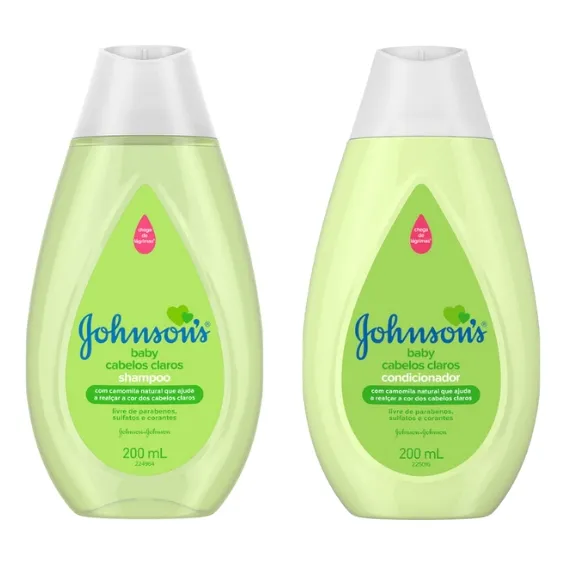 Kit Johnsons Claros Shampoo + Condicionador 200ml Cada Foto 1