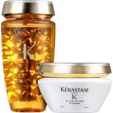 Kit Kérastase Elixir Ultime Shampoo 250ml + Máscara 200ml Foto mini 1