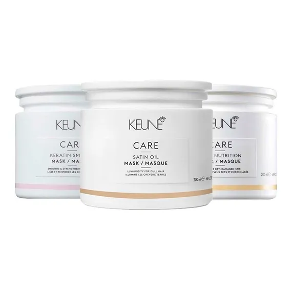 Kit Keune Care Vital Nutrition E Satin Oil 3 Mascaras 200ml Foto 1