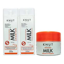 Kit Knut Milk Shampoo + Condicionador + Máscara Foto mini 1