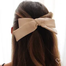 Kit Laços Cabelo Preto E Branco Crepe Piuka Foto mini  3