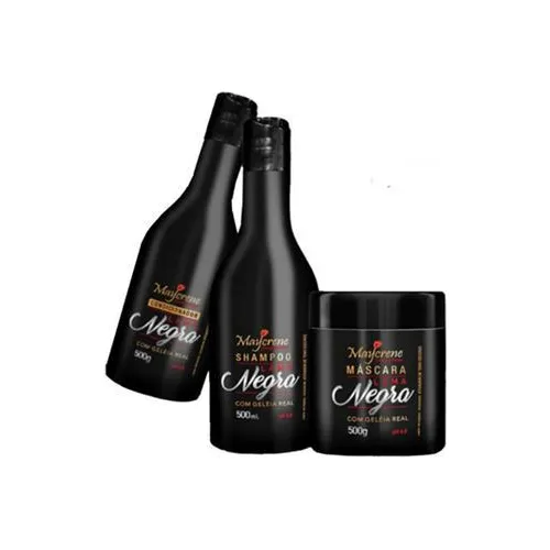 Kit Lama Negra Matizador Ativador Tons Escuros Maycrene Foto 1