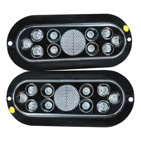 Kit Lanterna Led Cristal Freio Lanterna Pisca P/ Carretinha Foto 1