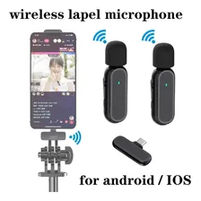 Kit Lapela Microfone Duplo Profissional P/ Samsung S20 S22 Cor Preto Foto mini 4