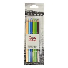 Kit Lápis Pastel 6 Cores Paisagem Conté À Paris Foto mini 1