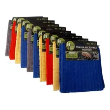 Kit Lava Rápido 10 Flanelas Toalha Microfibra Secar Carro Foto mini 1