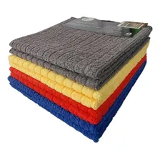 Kit Lava Rápido 10 Flanelas Toalha Microfibra Secar Carro Foto mini 2