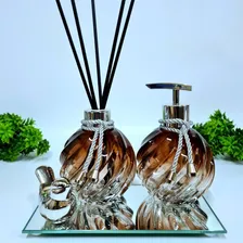 Kit Lavabo, Saboneteira, Difusor E Acessórios, 250ml Foto  mini 1