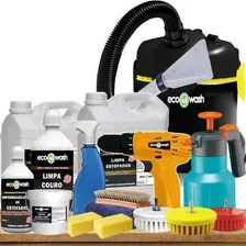 Kit Lavagem A Seco De Estofados Sofá Tapete + Aspirador 110v Foto mini 1