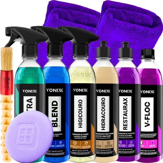 Kit Lavagem Automotiva Completa Profissional Produtos Vonixx Foto 1
