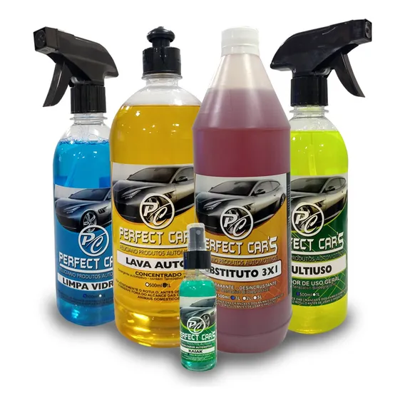 Kit Lavagem Limpeza Automotiva Caminhao Carro Foto 1