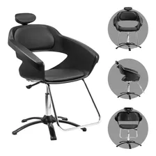 Kit Lavat贸rio De Cabelo Reclin谩vel + Cadeira Primma Com Apoio De Cabe莽a + Carrinho Auxiliar Com Gavetas Dompel M贸veis Sal茫o De Beleza Barbearia Foto mini 3