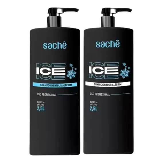 Kit Lavatório Shamp Cond Sachê Ice Mentol Alecrim 2x2,5l Foto 1