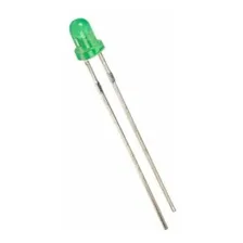 Kit Led 3mm Difuso - 10 Peças Verde Foto mini 1