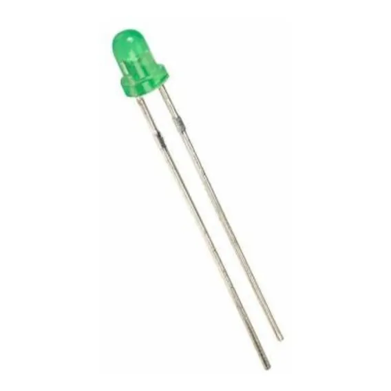 Kit Led 3mm Difuso - 10 Peças Verde Foto 1