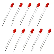 Kit Led 3mm Difuso - 10 Vermelho Foto mini 1