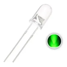 Kit Led 5mm Alto Brilho 10 Verde Foto mini 2