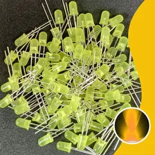 Kit Led 5mm Difuso - 100 Peças Amarelo Foto mini 2