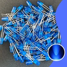 Kit Led Difuso 5mm - 100 Azul Foto mini  2