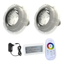 Kit Led Piscina - Controle Touch + 2 Leds Rgb + Fonte 12v 110V/220V Foto mini 1