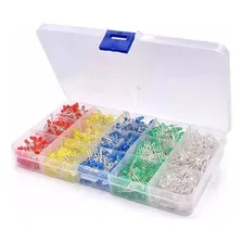 Kit Leds 3mm Na Maleta 200pçs De Cada - 5 Cores Luz Rgb Foto mini 2