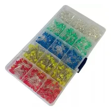 Kit Leds 3mm Na Maleta 200pçs De Cada - 5 Cores Luz Rgb Foto mini 1