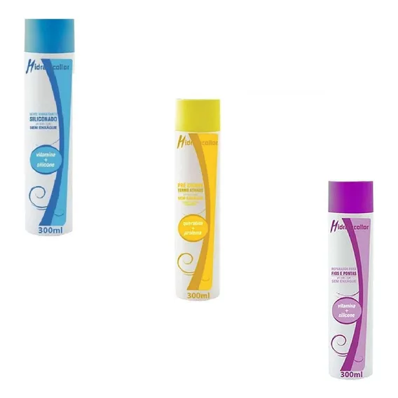 Kit Leite Siliconado, Pré-escova E Reparador Mairibel 300ml Foto 1