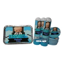 Kit Lembrancinha Personalizada Marmitinha+latinha+tubete 60u Foto mini 1
