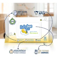 Kit Lenço Umedecido Toalha Baby Bee Free 6 Pacotes Foto  mini 1