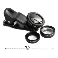 Kit Lentes Olho De Peixe Universal 3x1 Para Celular Fisheye Foto mini 4