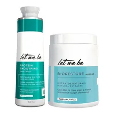 Kit Let Me Be Escova Progressiva 500ml + Biorestore 1kg Fragrância Do Tratamento Suave Flor Cor De Cabelo Foto mini 1