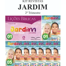 Kit Lições Bíblicas Jardim 5 Alunos + 1 Professor + Pasta Foto mini 1