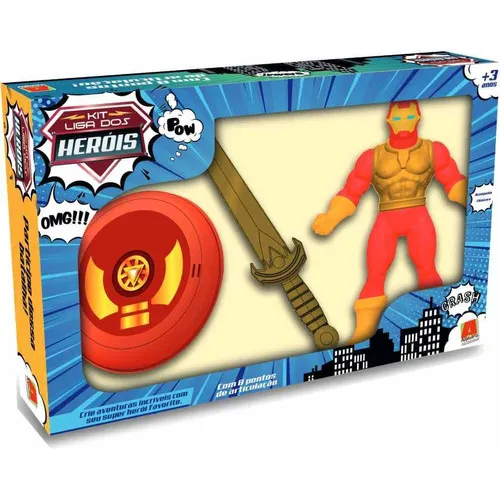 Kit Liga Dos Her贸is - Boneco Ferro - Algazarra Foto 1