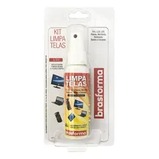 Kit Limpa Telas Brasforma Alt0.2 Spray 60ml Com Flanela Foto mini  2