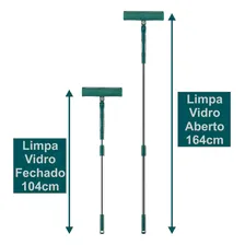 Kit Limpa Vidros Flash Limp Extensivel 360 Cabo 164cm Foto mini 4