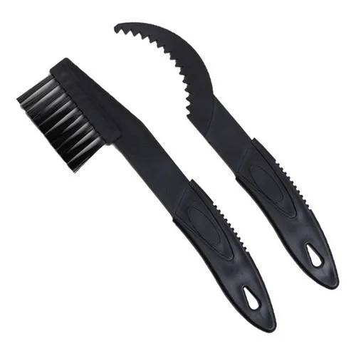 Kit Limpeza 2pcs Escova Raspador Catraca Corrente Bikes Mtb Foto 1