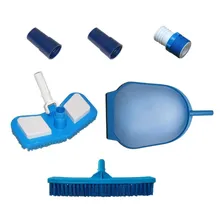 Kit Limpeza De Piscina + Cabo 3m + Mangueira 3m + Clorador Foto mini 2