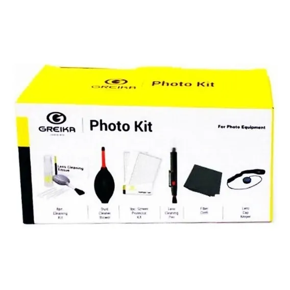 Kit Limpeza Greika Woa2048 Câmera Lente E Eletrônicos 8 Pçs Foto 1