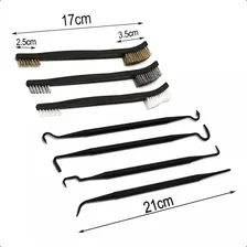 Kit Limpeza Limpar Armamento Pistola Revólver Rifle Carabina Pressão Fuzil Espingarda 38 9mm 380 22 Foto mini 3