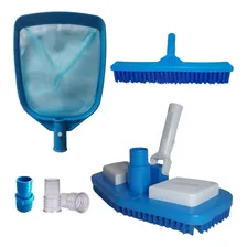 Kit Limpeza Para Piscina Aspirador Peneira Escova Ponteira Foto mini 1