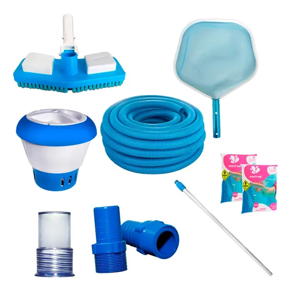 Kit Limpeza Piscina Completo Aspirador Mangueira 6 Metros Foto 1