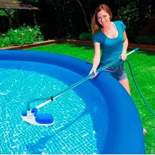 Kit Limpeza Piscina Inflável Intex Mor Bestway Aspirador Foto mini 4