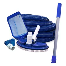 Kit Limpeza Piscina Vinil Alvenaria Aspirador Peneira Cabo Foto mini 1