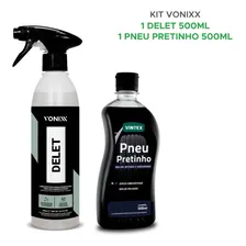 Kit Limpeza Vonixx Pneu Pretinho 500ml + Delet 500ml Foto mini 2