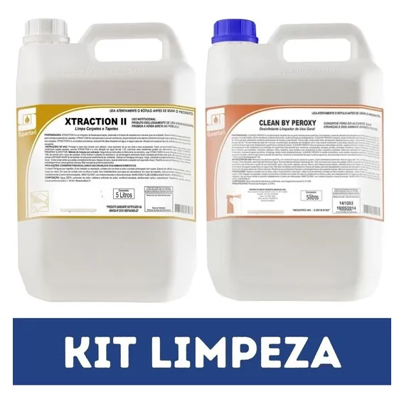 Kit Limpeza Xtraction 5l + By Peroxy 5l Spartan Foto 1