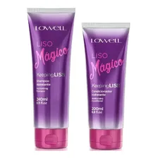 Kit Liso Magico Shampoo 240ml + Condicionador 200ml Lowell Foto mini 1